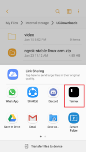 Как установить ngrok в termux на android