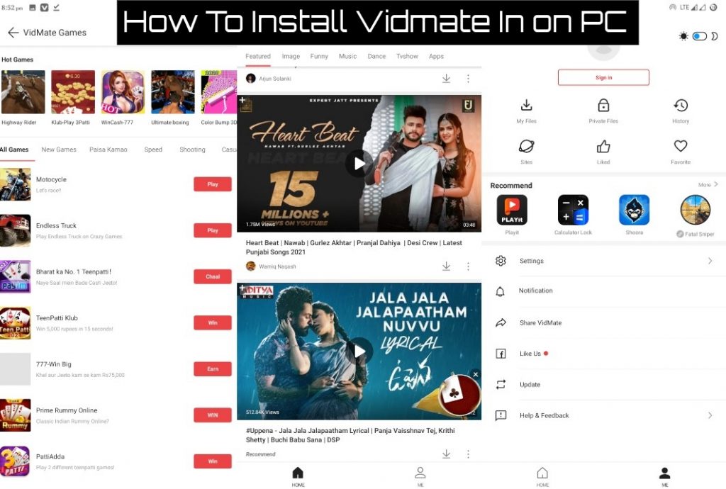 How To Install Vidmate In on PC