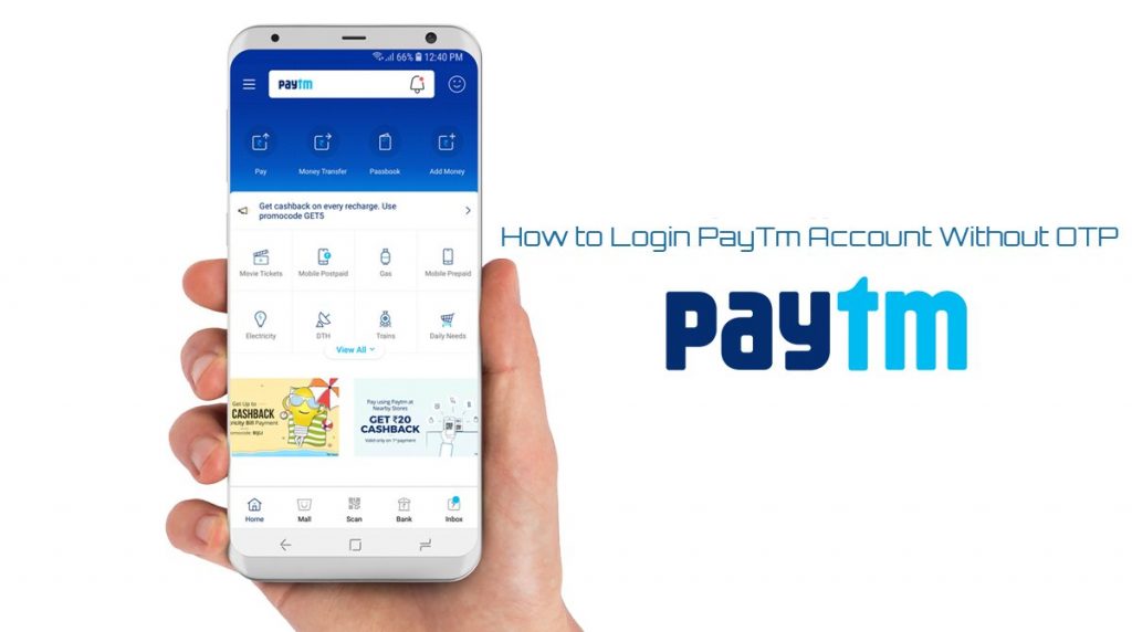 How to Login PayTm Account Without OTP 2021