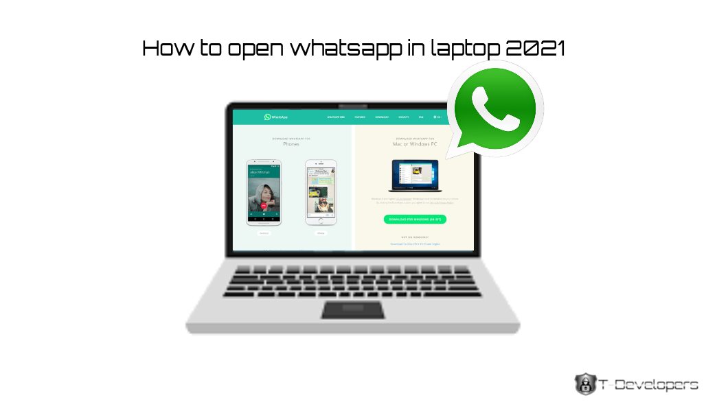 How to open whatsapp in laptop