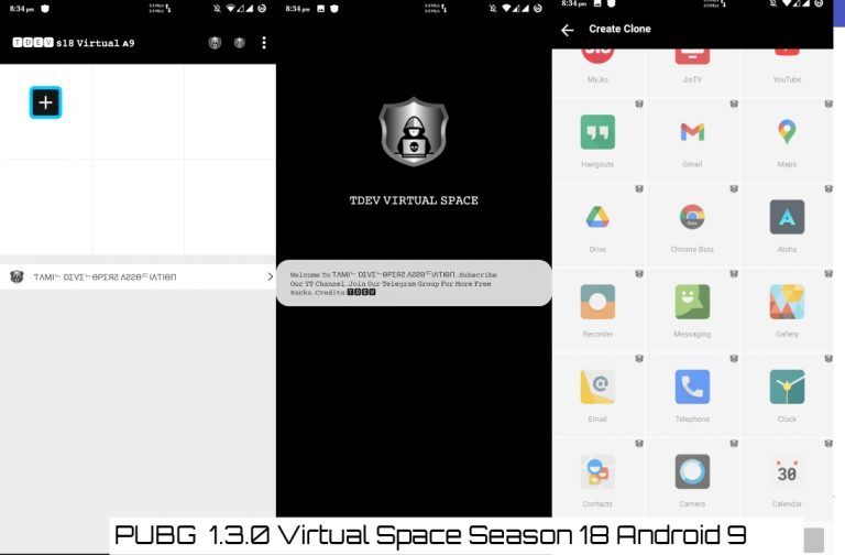 Read more about the article PUBG  1.3.0 Virtual Space Season 18 Android 9