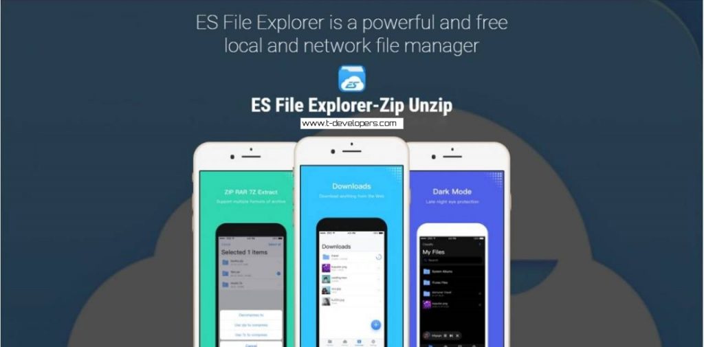 es file explorer zip post