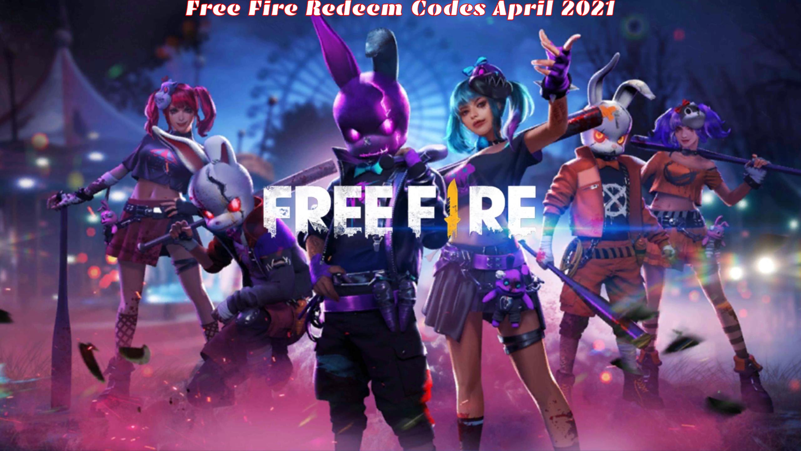 You are currently viewing Free Fire Redeem Codes 22 April 2021