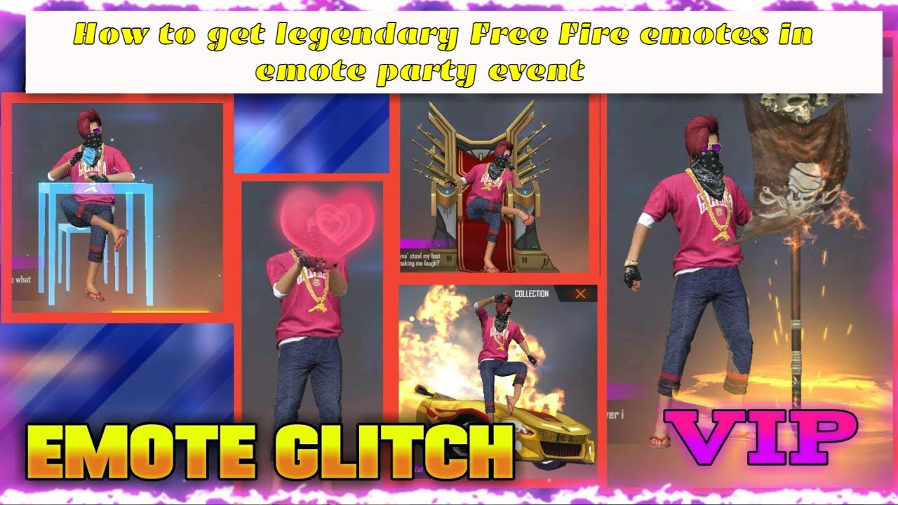 How to get legendary Free Fire emotes in emote party event.The Emote Party in Free Fire was launched