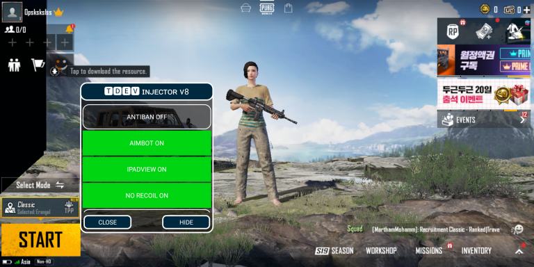 Read more about the article PUBG Season 19 Injector v8 Hack 1.4.0 Free Download Root NonRoot