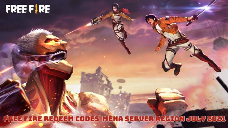 Read more about the article Free Fire Working Redeem Codes Today MENA Server Region 22 July 2021