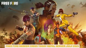 Read more about the article Free Fire Working Redeem Codes Today Nepal Server Region 24 July 2021