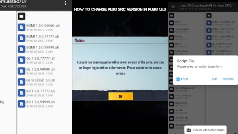 Read more about the article How To Change Pubg SRC Version In PUBG 1.5.0 Version C1S1