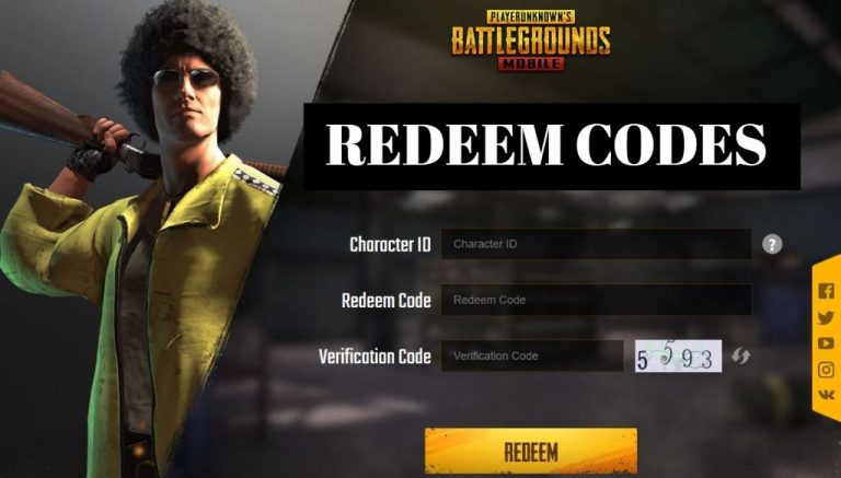 Read more about the article PUBG Mobile Redeem Codes December 2021