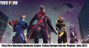 Read more about the article Free Fire Working Redeem Codes Today Europe Server Region 23 July 2021