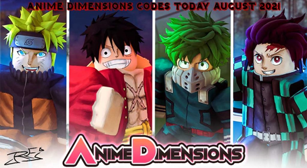 Anime Dimensions Codes Today 2 August 2021 1