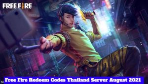 Read more about the article Free Fire Working Redeem Codes Today Thailand Server Region 22 August 2021