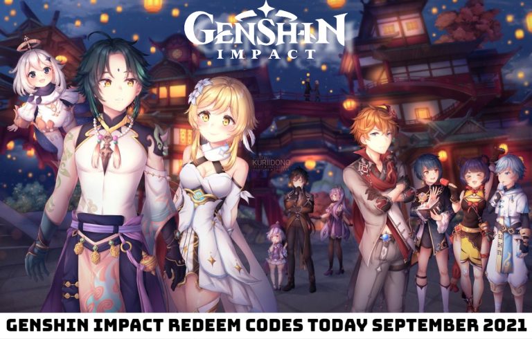 Read more about the article Genshin Impact Redeem Codes Today 8 September 2021