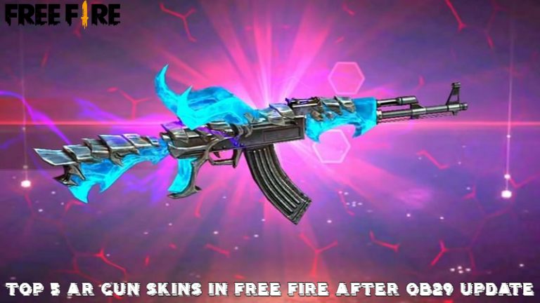 Read more about the article Top 5 AR Gun Skins in Free Fire After OB29 Update