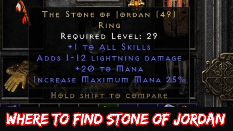 Read more about the article Where To Find Stone Of Jordan Diablo 2 Resurrected