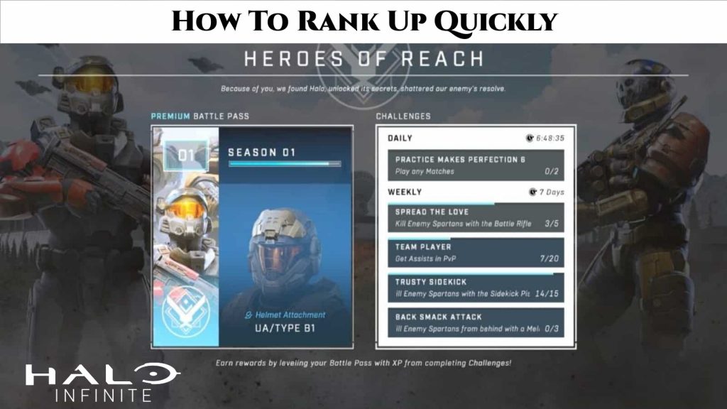 Halo Infinite  How To Rank Up Quickly