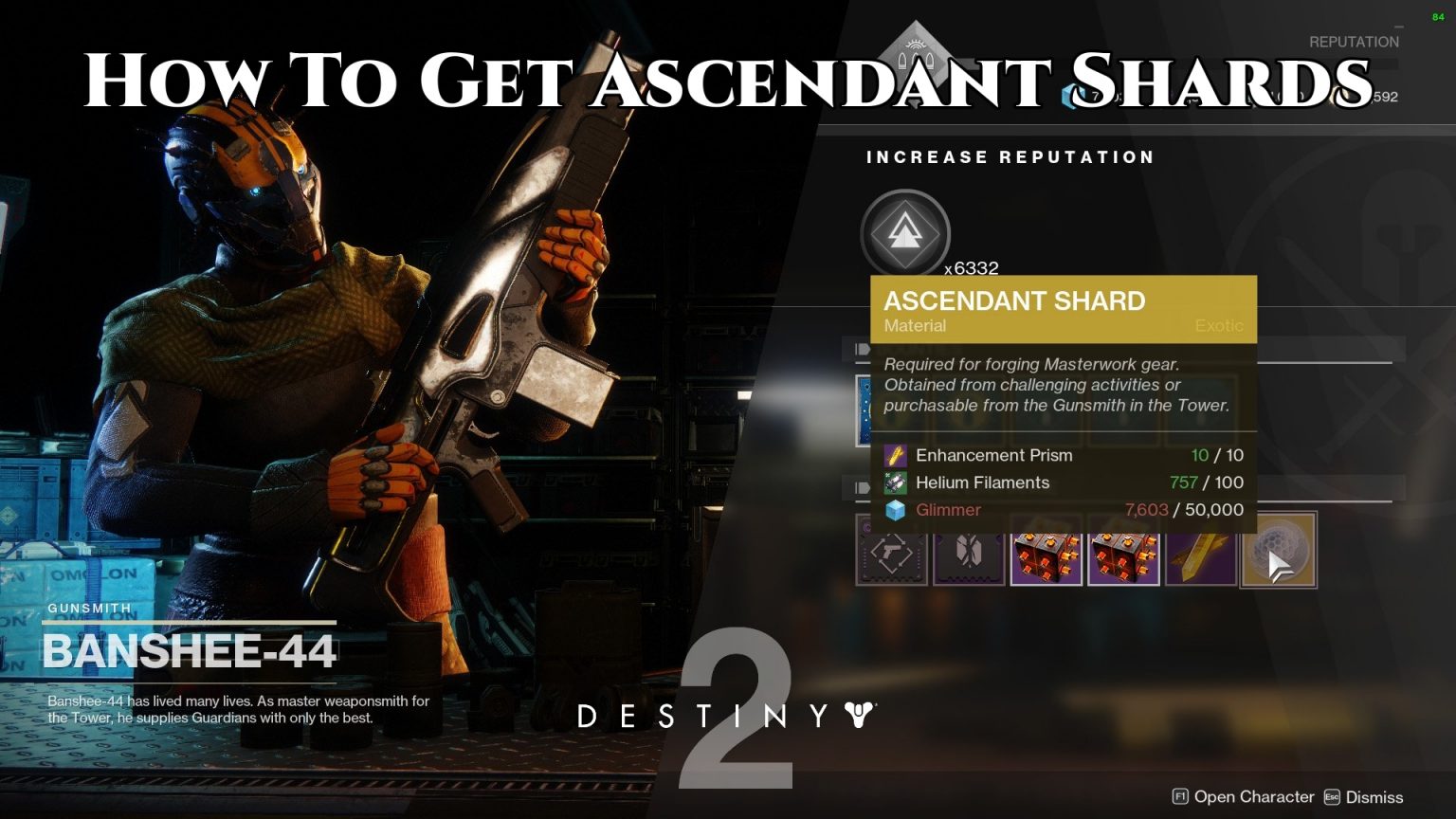 Destiny 2 How To Get Ascendant Shards 2021