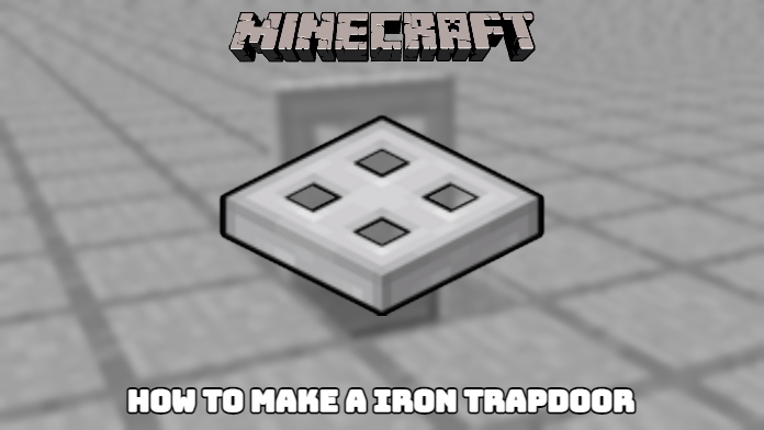 Minecraft How To Make A Iron Trapdoor 9801