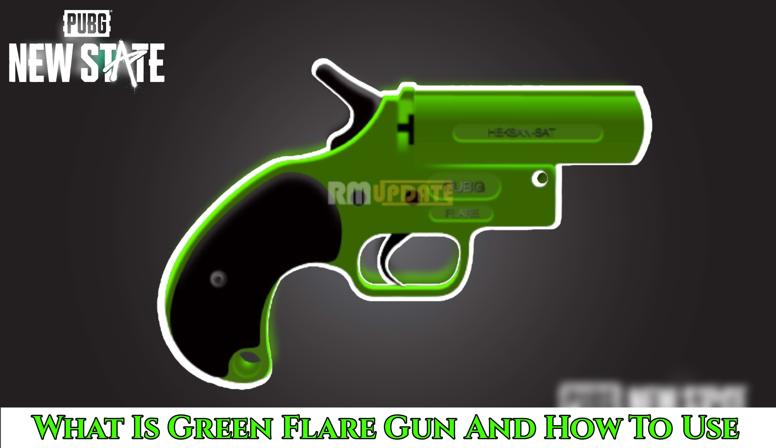 What Is Green Flare Gun And How To Use It