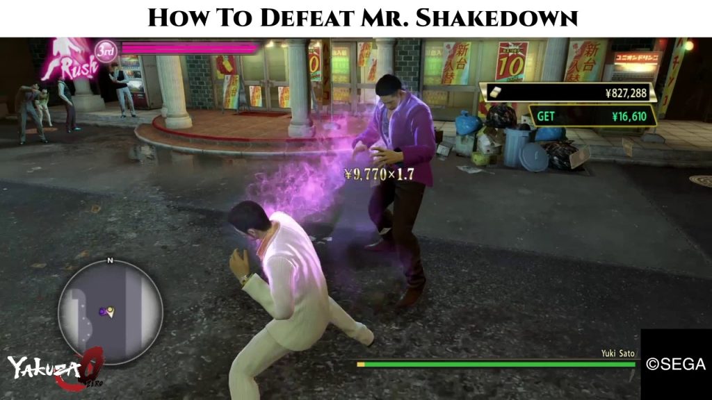 Yakuza 0  How To Defeat Mr. Shakedown