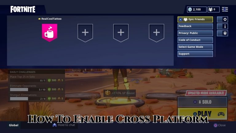 Read more about the article How To Enable Cross Platform Fortnite (XBOX PS5 PC Nintendo Switch)