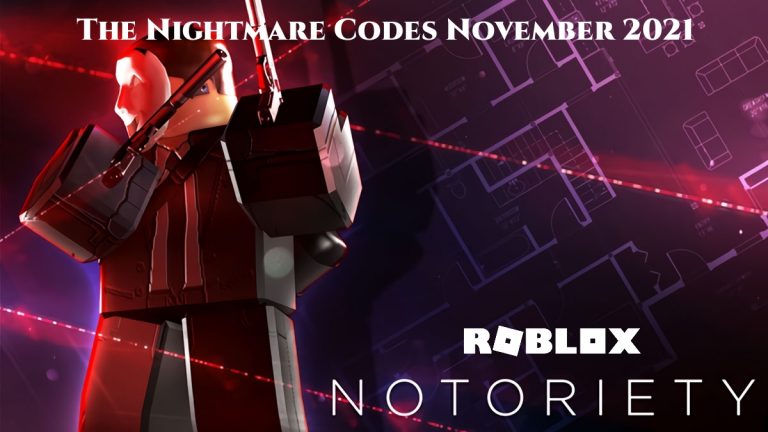 Read more about the article Roblox The Nightmare Codes Today 2 November 2021