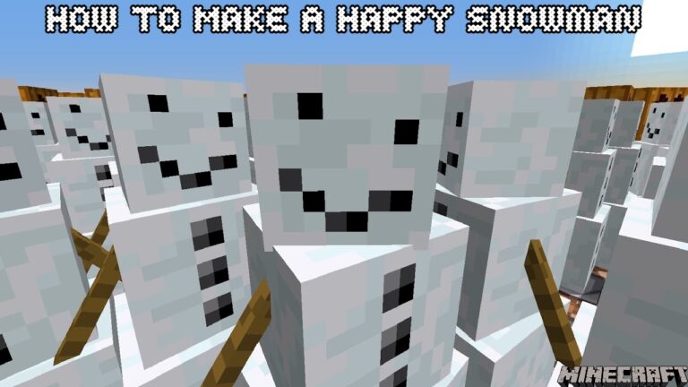 Read more about the article How To Make A Happy Snowman In Minecraft