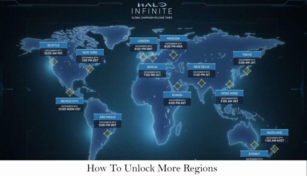 How To Unlock More Regions In Halo Infinite