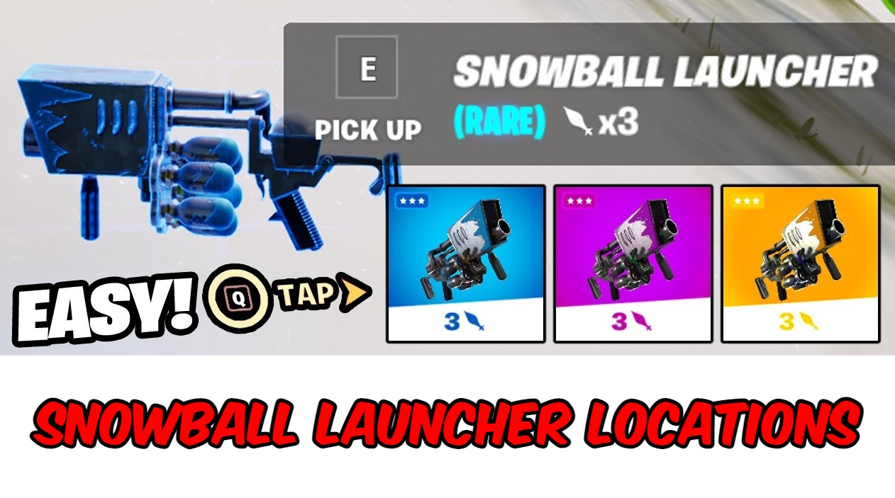 Snowball Launcher Locations 1