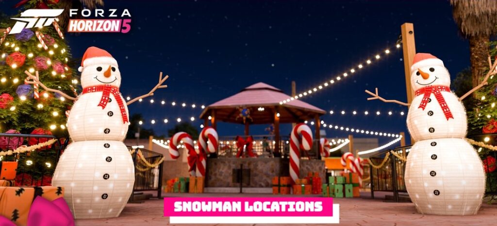 Snowman Locations FH5