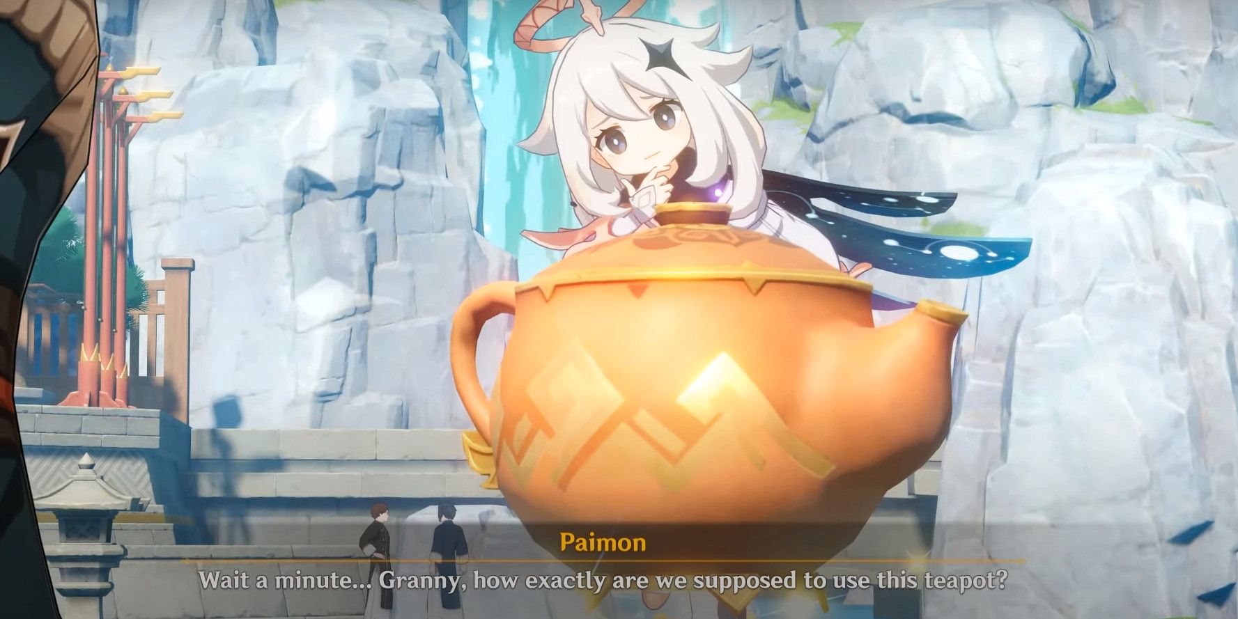 genshin impact paimon teapot