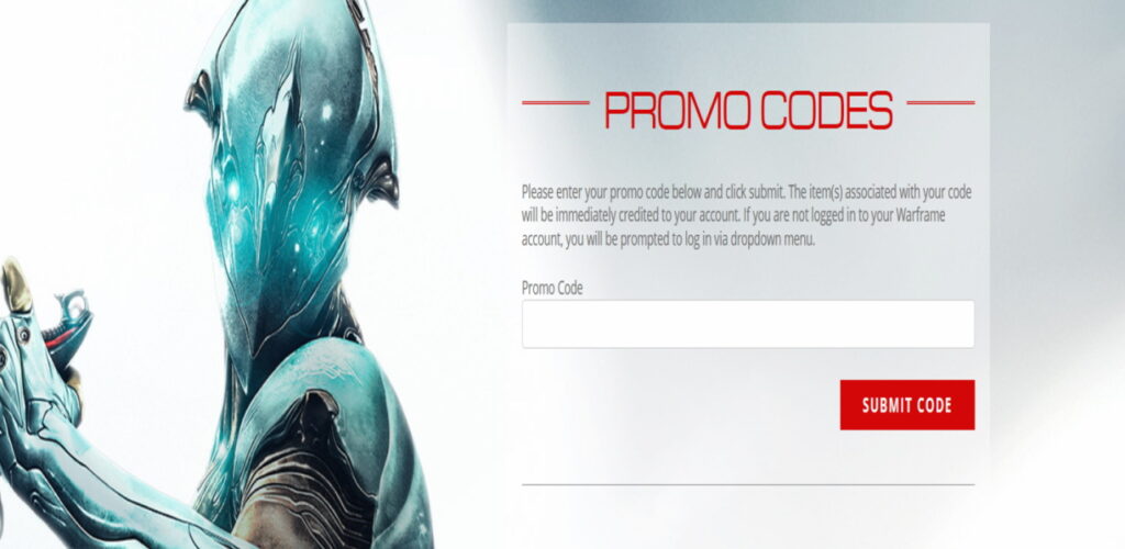 Warframe Promo Codes 24 August 2022