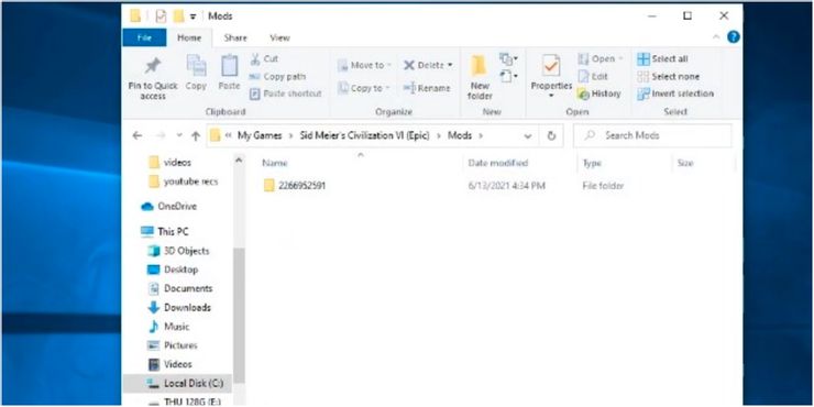 How To Install Mods On CIV6 Epic Games Store