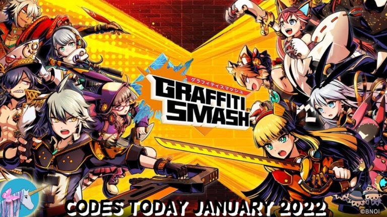 Read more about the article Graffiti Smash Codes Today 16 January 2022