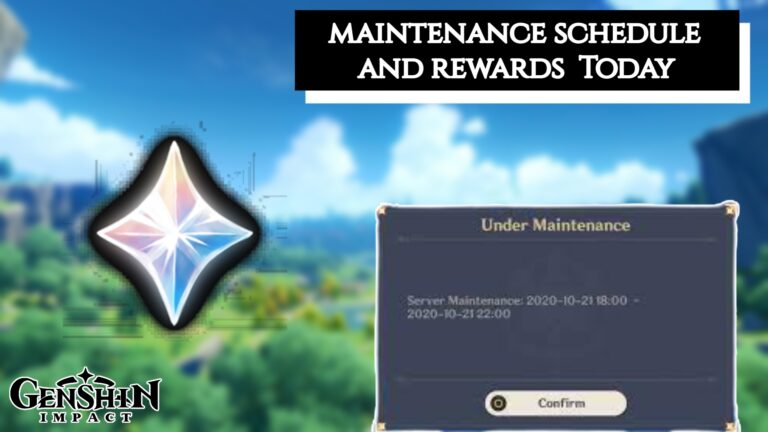 Read more about the article Genshin Impact Maintenance Schedule And Rewards Today