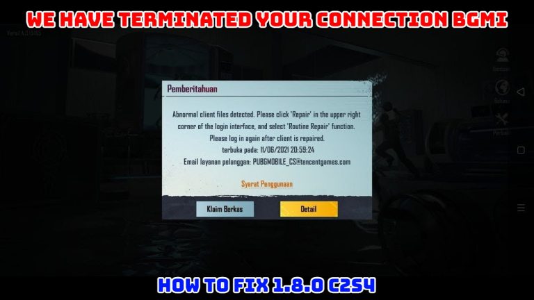 Read more about the article PUBG 1.8.0 Termination Fixer C2S4