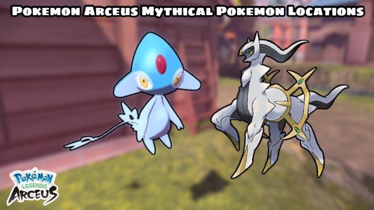 Read more about the article Pokemon Arceus Mythical Pokemon Locations