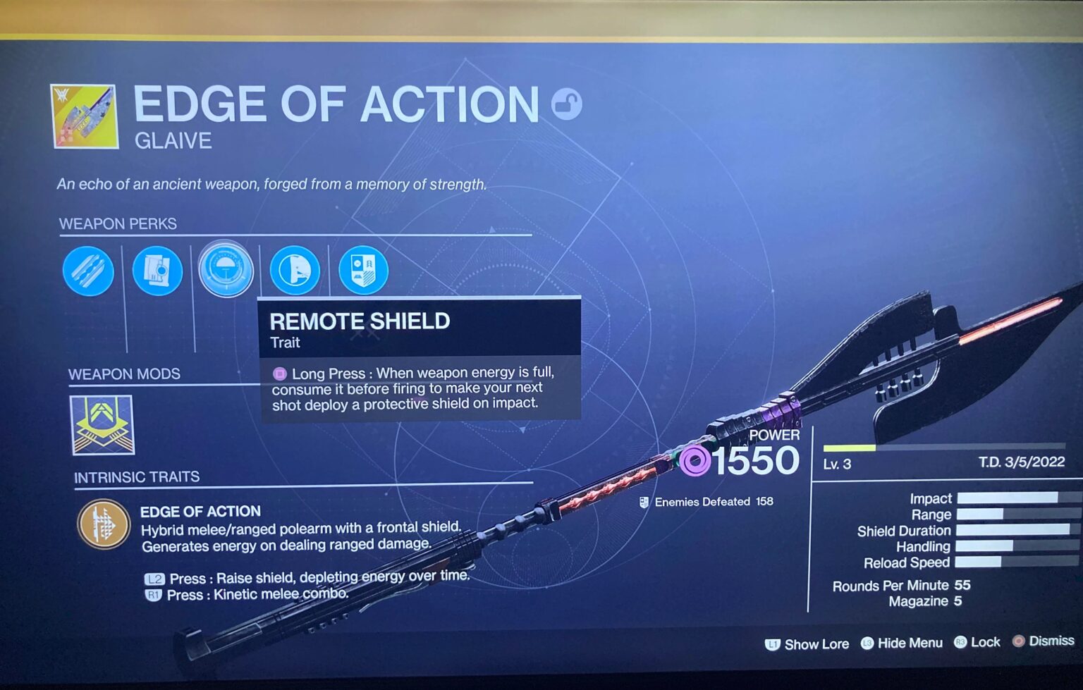 How To Get An Exotic Glaive In Destiny 2.