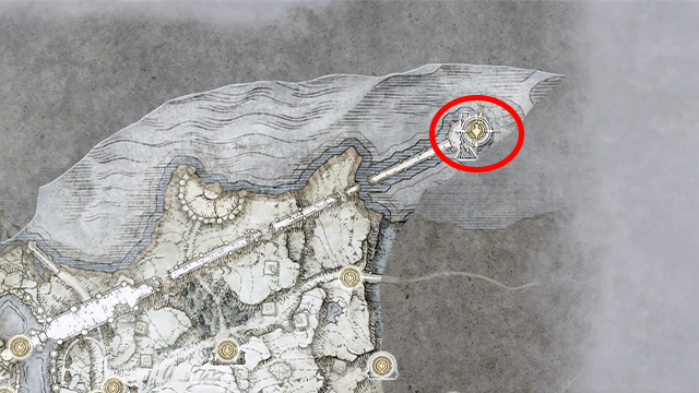 Elden Ring Divine Tower of Limgrave Location Map