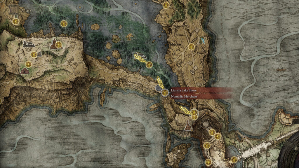 Elden Ring Liurnia Lake Shore Map » T-Developers