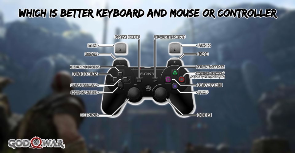 God of War PC controls & key bindings for mouse, keyboard, controller