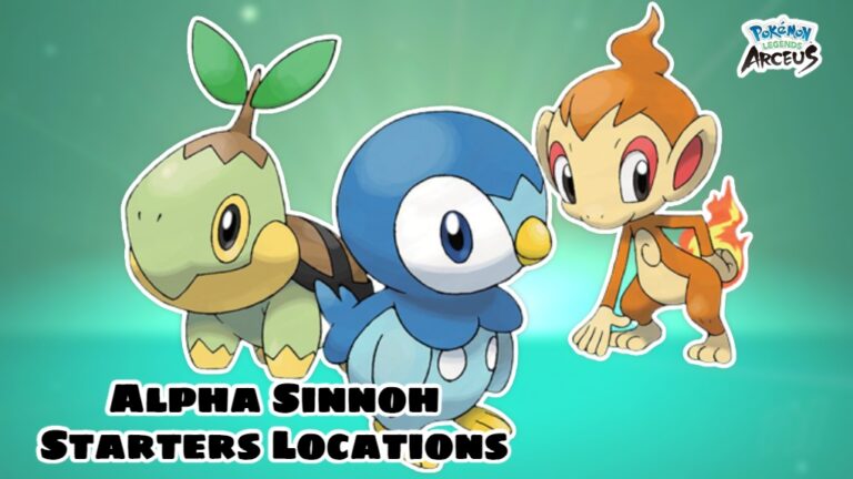 Read more about the article Alpha Sinnoh Starters Locations In Pokemon Legends: Arceus