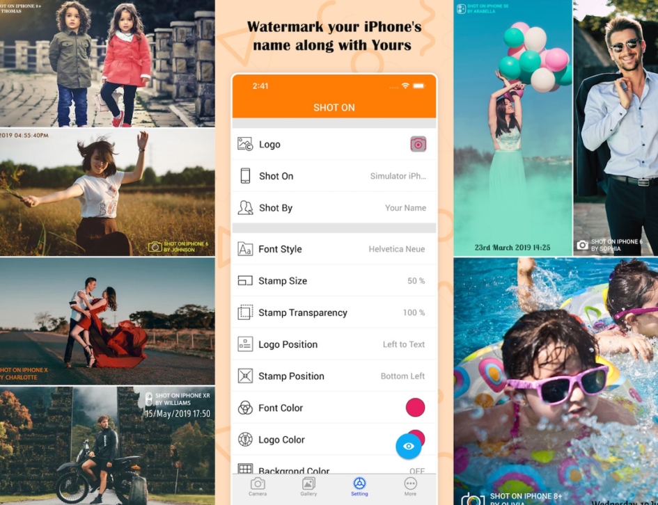 Add the Shot On iPhone watermark to your Photos Videos Shot On 1024x738 2