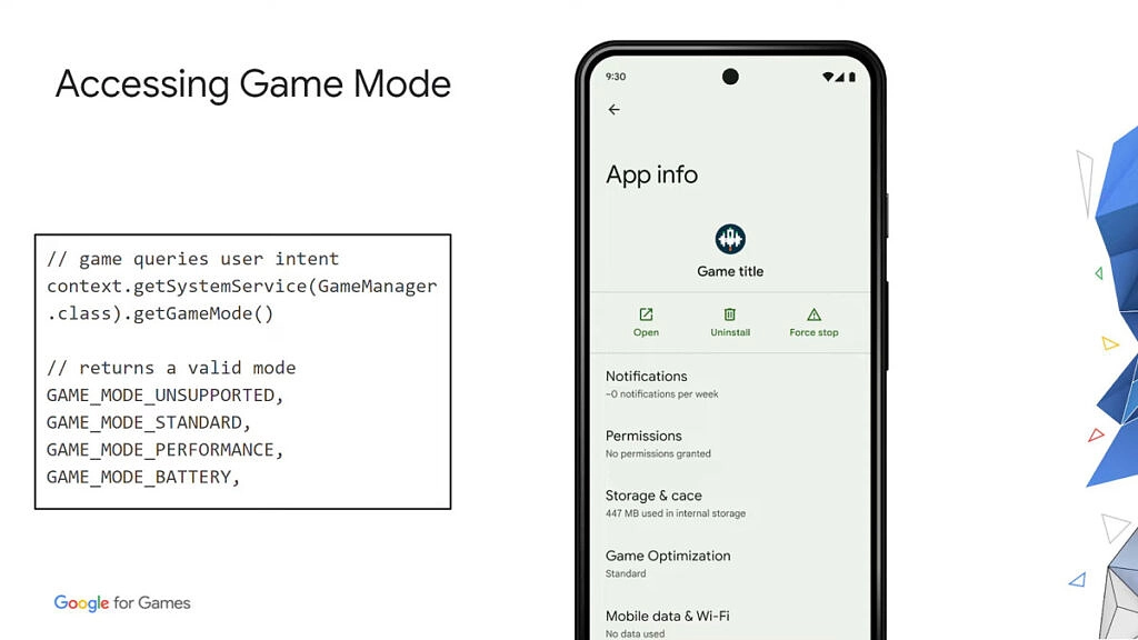 Android 12 accessing game mode 1024x576 1