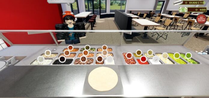 Chipotle lets Roblox players roll virtual burritos into real food 696x329 1