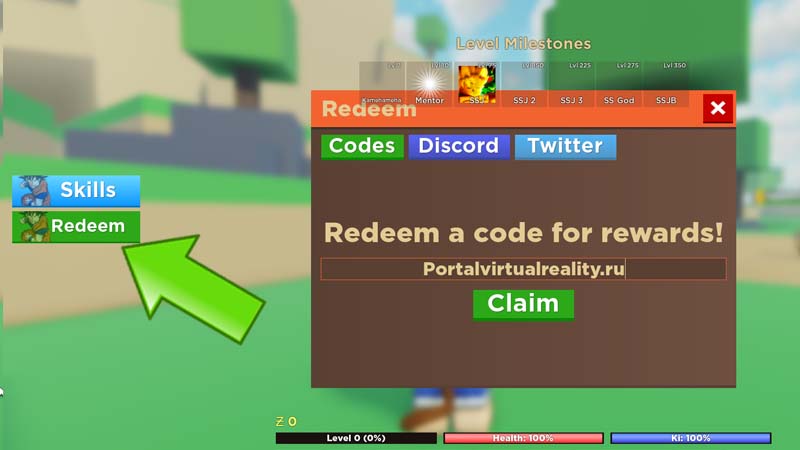 DBZ Demo Codes Roblox 2 January 2023