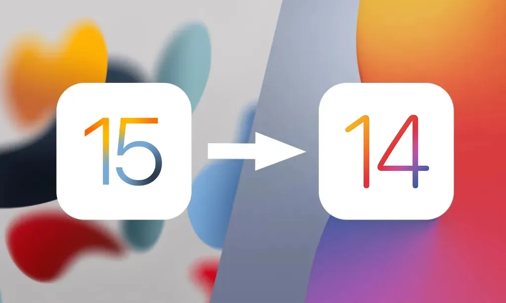 Downgrade iOS 15 to iOS 14