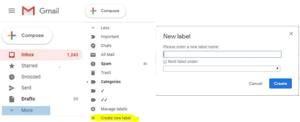How to create a folder in Gmail 1024x417 1