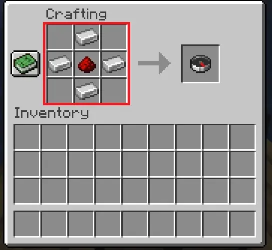 How to make a Compass in Minecraft 1