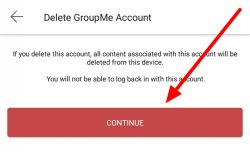 confirm account deletion groupme e1604809085595